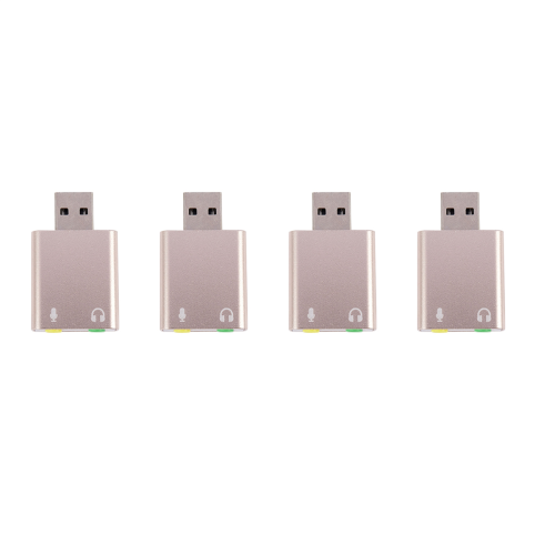 USB-lydkort 7.1 ekstern USB til jack 3,5 mm hovedtelefonadapter