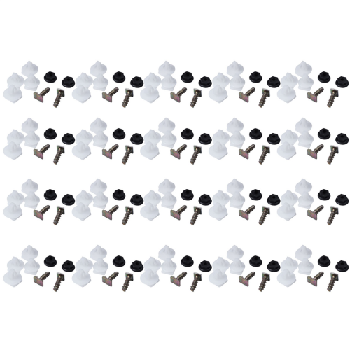8pc Front Wheel Arch Plastic Metal Screw Nut Set For C