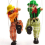 4 Packs Pull String Puppet Kid Toys for Parent Child Interactive Toys 3