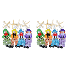 4 Packs Pull String Puppet Kid Toys for Parent Child Interactive Toys
