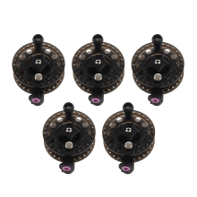 Plastic Ice Fishing Reels Fly Fishing Tackle Round Wheel