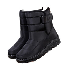 (Black, 38) Ankle Snow Ladies Boots Women Winter Warm Fur Lined Waterproof Non Shoes Slip