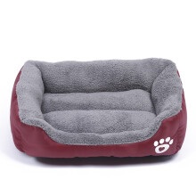 (Wine, 3XL(110*82cm)) Dog Pet Bed Orthopedic Large Dog Beds Dog House Nest Kennel For Xxxl Puppy Cat