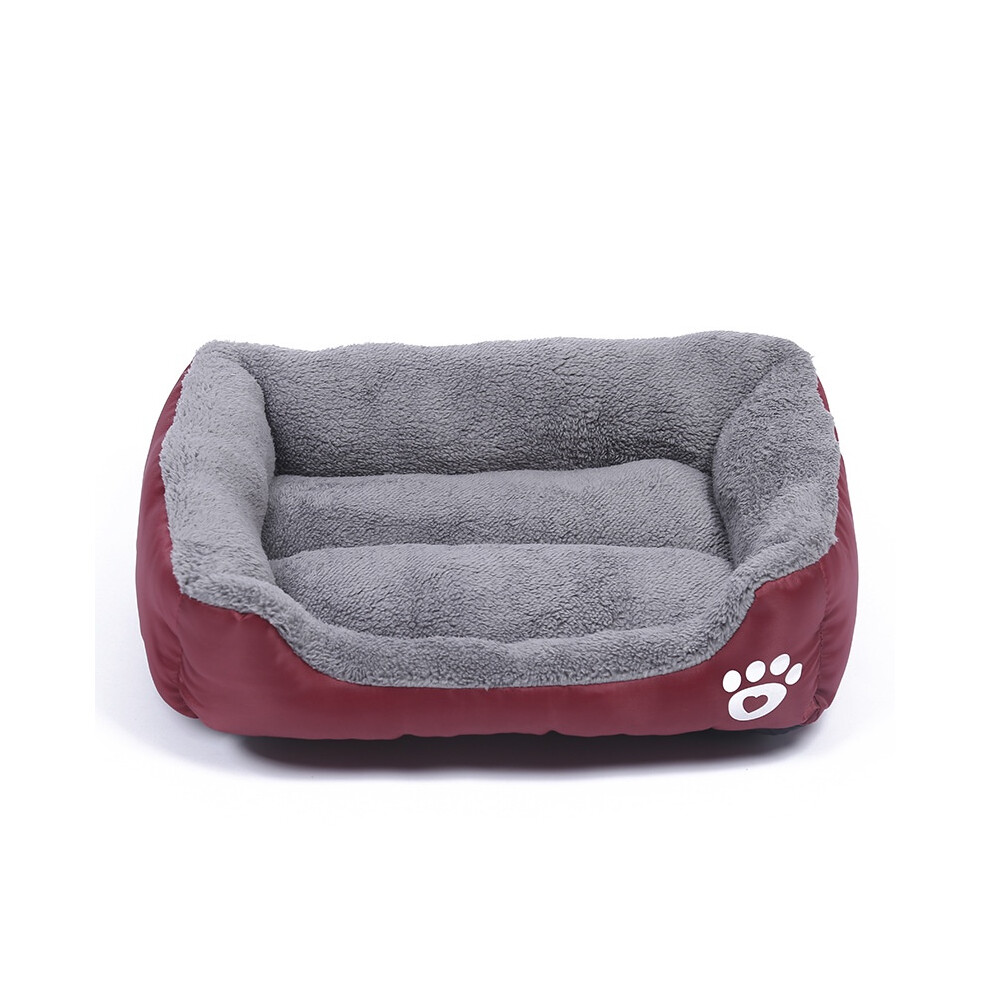 (Wine, 3XL(110*82cm)) Dog Pet Bed Orthopedic Large Dog Beds Dog House Nest Kennel For Xxxl Puppy Cat