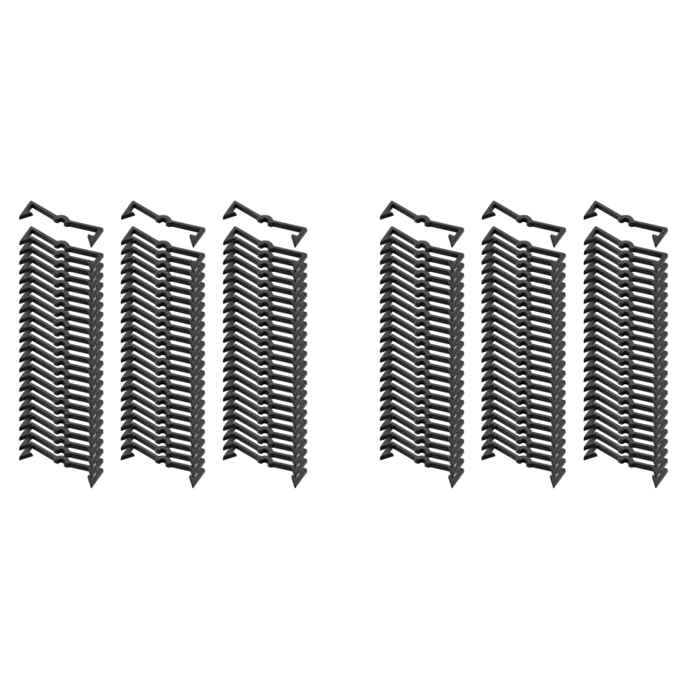 100 Pieces Of Plastic Pegboard Hook Lock Pegboard Display Hook Rack 4713866752780