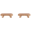 2X Wooden Step Stool for Adults, Bed Stool for High Beds, Kitchen 1