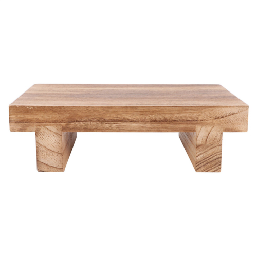 2X Wooden Step Stool for Adults, Bed Stool for High Beds, Kitchen 1