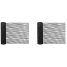 2Pcs 15.7 Inch X 10FT Plastic Chicken Fence Mesh for Gardening, Black