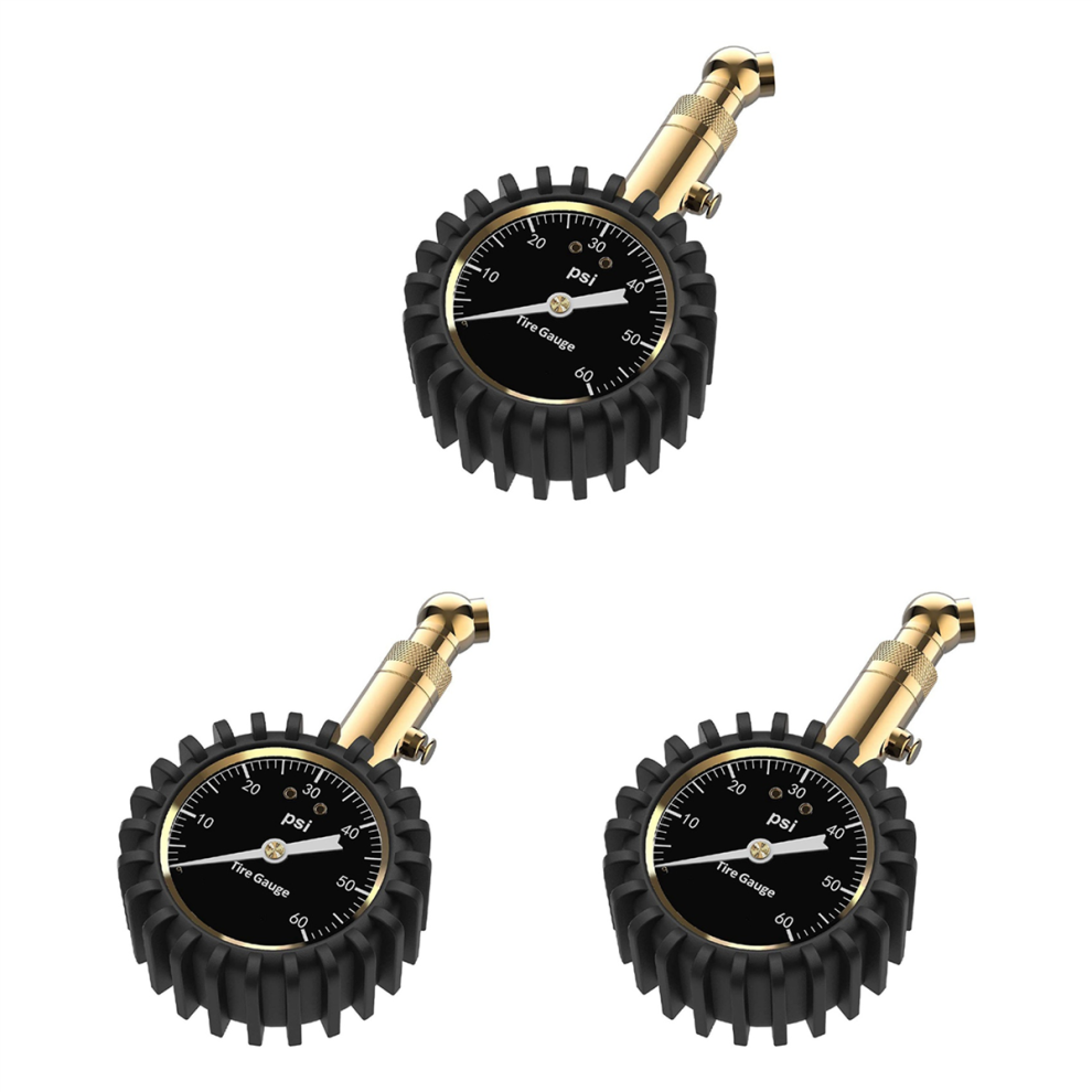 Tire Pressure Gauge - (0-60 Psi) Heavy Duty, Accurate With Glow Dial 4713866752858