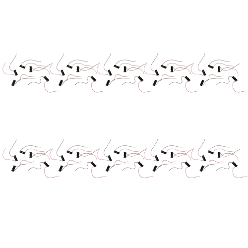 5Pcs 23A/A23 Battery (12V) Clip Holder Box Case Black