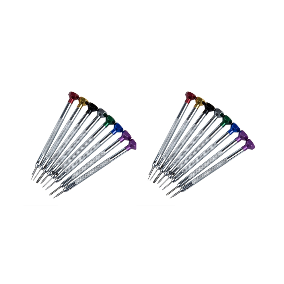 set of 8 slot screwdriver For repair Clock Glasses Mobile-image-OPC-PJVNDNG-NEW