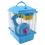 Pet Cage Hamster Cottage with Skylight Double Layer House Blue 2