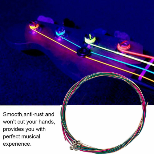 6Pcs/Set Acoustic Guitar String Replacement Steel String 2