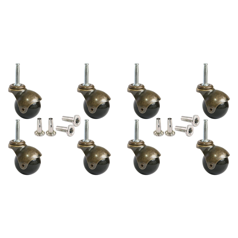 1.5Inch Ball Casters Wheels For Furniture Casters Set Of 4 4713866753145