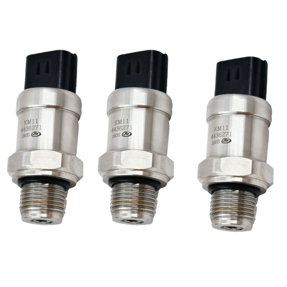Excavator Pressure Sensor For Ex200-2/3 Ex300 2/3 4436271 Silver/Black 4713866722639