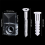 22 Sets Mirror Holder Clips Kit Crystal Clear Plastic Glass Retainer 2