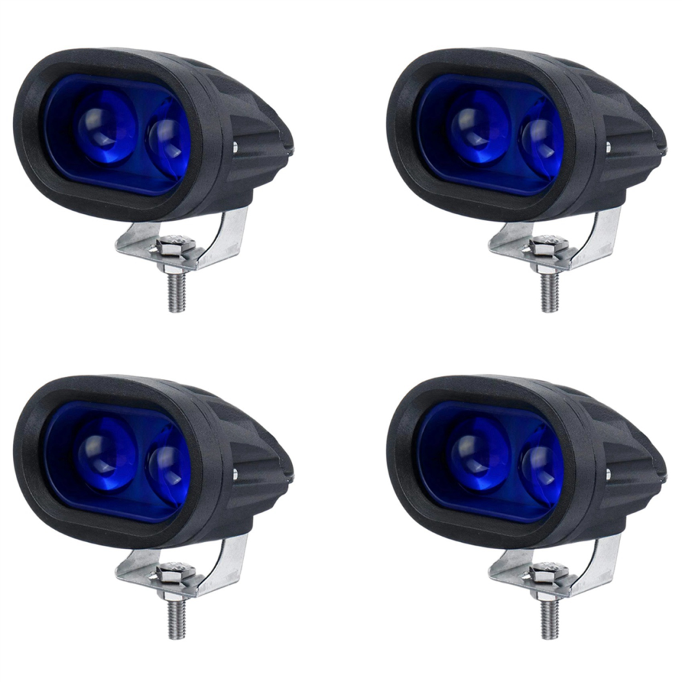 10V-80V Vehicle Led Warning Signal Lamp Forklift Work 20W Blue/Light 4713866721458