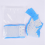 36 Strips Double Sided Adhesive Tape with Five Small Breathable 5