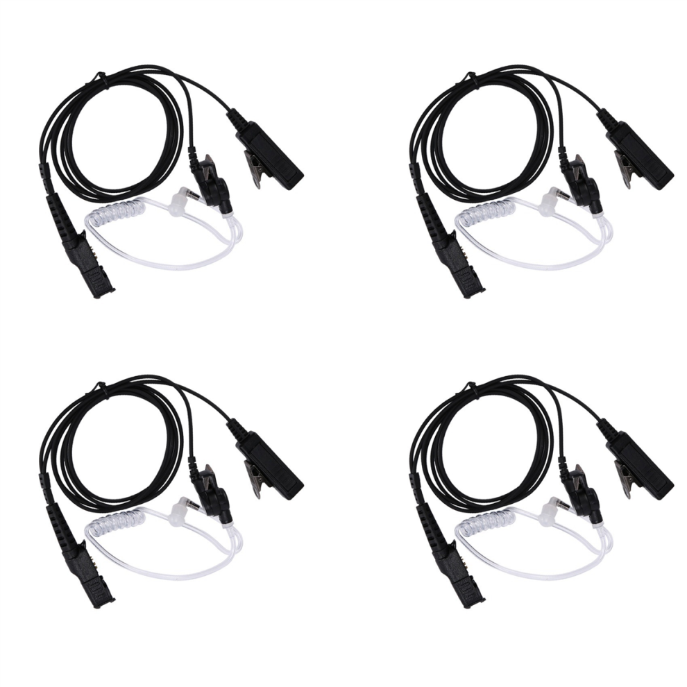 Black For Mtp3100 Mtp3250 Mtp3550 Earpiece Headset Ptt Radio