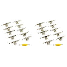 10 Pcs 29mm Fingerboard Trucks Finger Skateboard Deck with Nuts