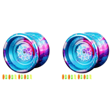 ,Aluminum Beginner Yo-Yos Ball for Yoyos Players with 10 YoYo Strings