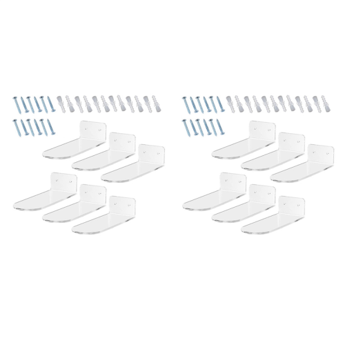 Floating Shoe Display Stand - 6 Shoe Shelf