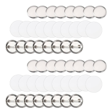 600 Pcs Blank Button Making Supplies for Button Making Machine