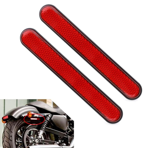 Motorcykel Forgaffel Reflektor Til Softail 883 1200 Rød 2
