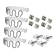 (Black, Length 40CM) 4 Pieces Couch Spring Repair Kit DIY Supplies for Home Repairing