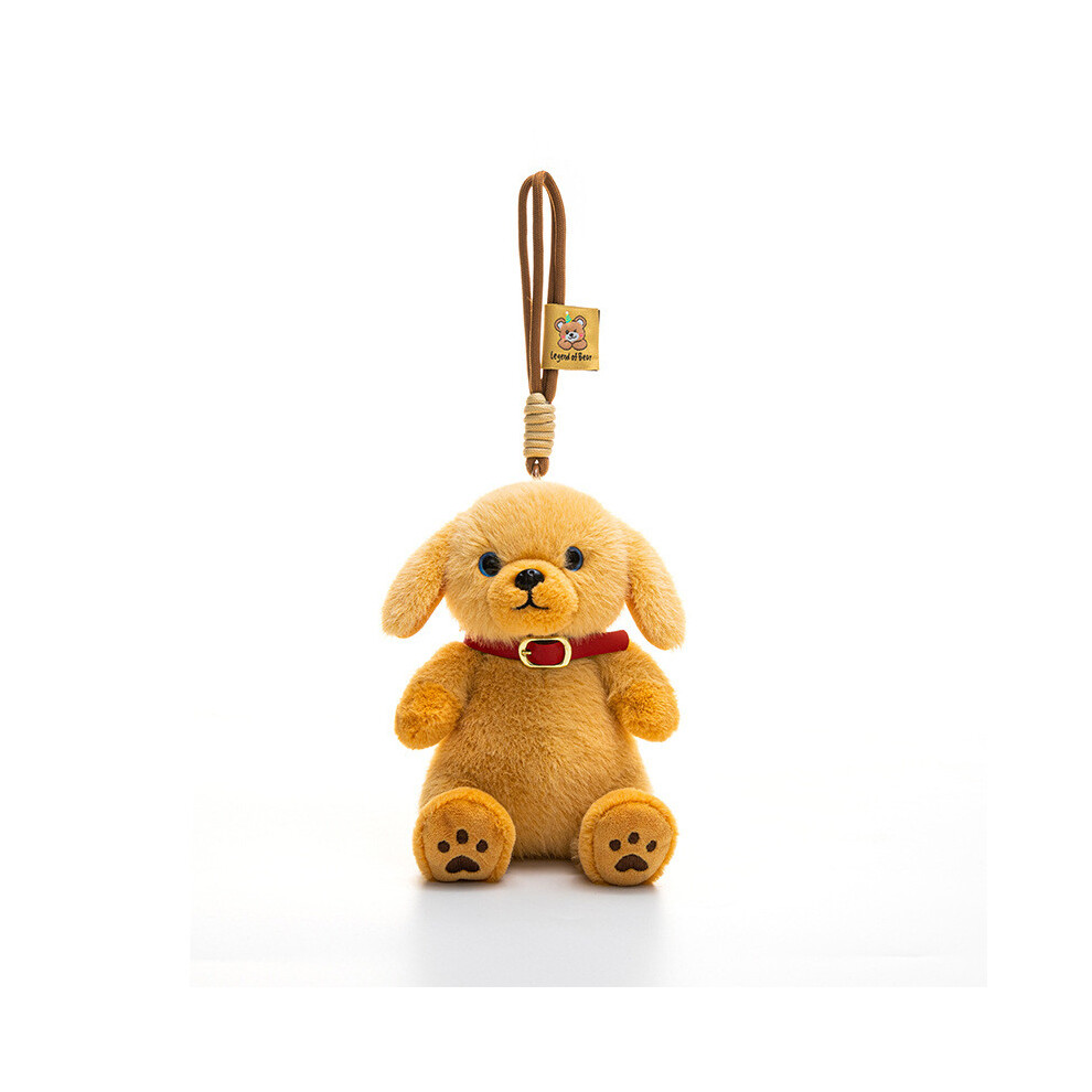 (Sitting) Cartoon Soft Puppy Plush Charm Keyring Kids Play Doll Bag Travel Decoration-image-OPC-PJVNYC6-NEW