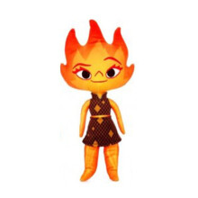 (Ember)Elemental Plush Toy Ember Wade Soft Doll Cartoons Home Decor Gift Kids