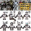 (Wolfe)Star Wars The Clone Wars Building Blocks Wolfpack Wolfe Assembled Toys Puzzle 5