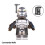 (Wolfe)Star Wars The Clone Wars Building Blocks Wolfpack Wolfe Assembled Toys Puzzle 1