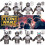 (Wolfe)Star Wars The Clone Wars Building Blocks Wolfpack Wolfe Assembled Toys Puzzle 3