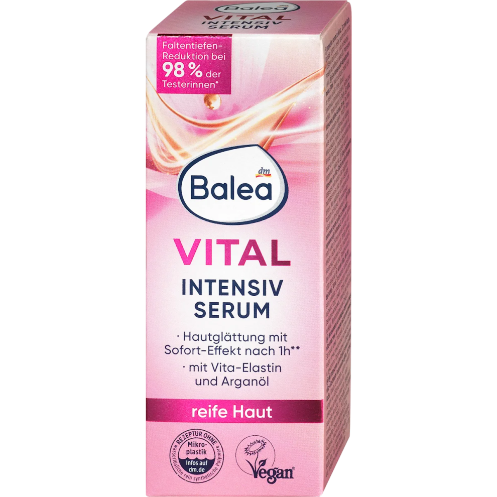 Balea 2X Vital Intensive Firming Serum For Mature Skin 30 Ml
