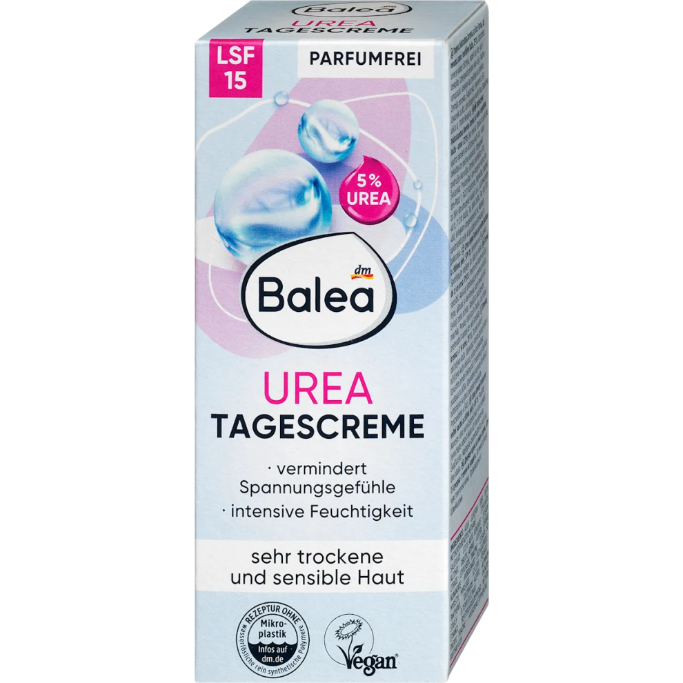 2X Balea UREA Day Face Cream SPF 15 50 ml-image-OPC-PJVPVB2-NEW