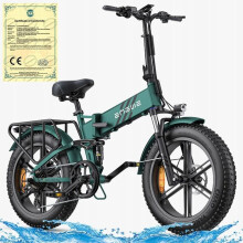 ENGINE PRO 2.0 elektrische fiets 32KM/H 52V 16AH 1200W frame 20'' aluminium wiel 20" Groen