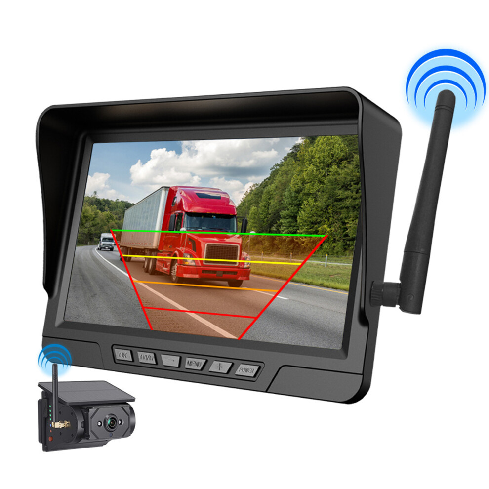 (Seven inches) HD Recording Car Monitoring System Wide-Angle Lens Magnetic Absorption-image-OPC-PJVRH82-NEW