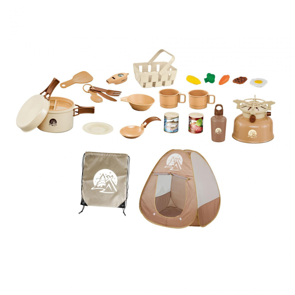 25x Kids Camping Set Hiking Kitchen Toy Realistic Camping Toys for-image-OPC-PJVRKBW-NEW