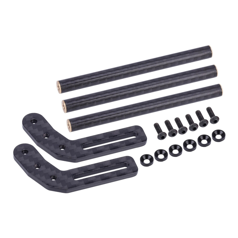 (Black) Carbon Fiber Wear-resistant Front Bumper For 1/10 Axial SCX10 Crawler-image-OPC-PJVRR7Q-NEW