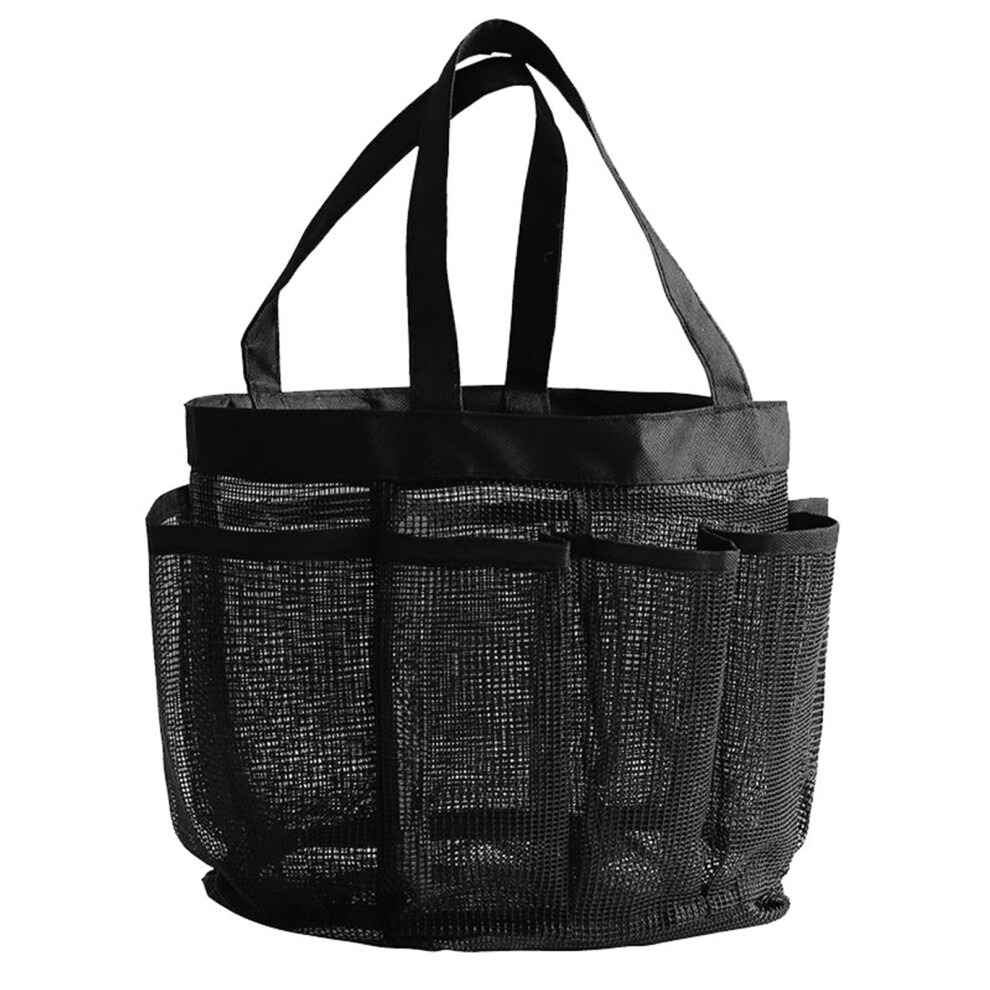 (Black thickened) Hanging Handbag For Bathing With Breathable Mesh Breathable Mesh-image-OPC-PJVRTKX-NEW