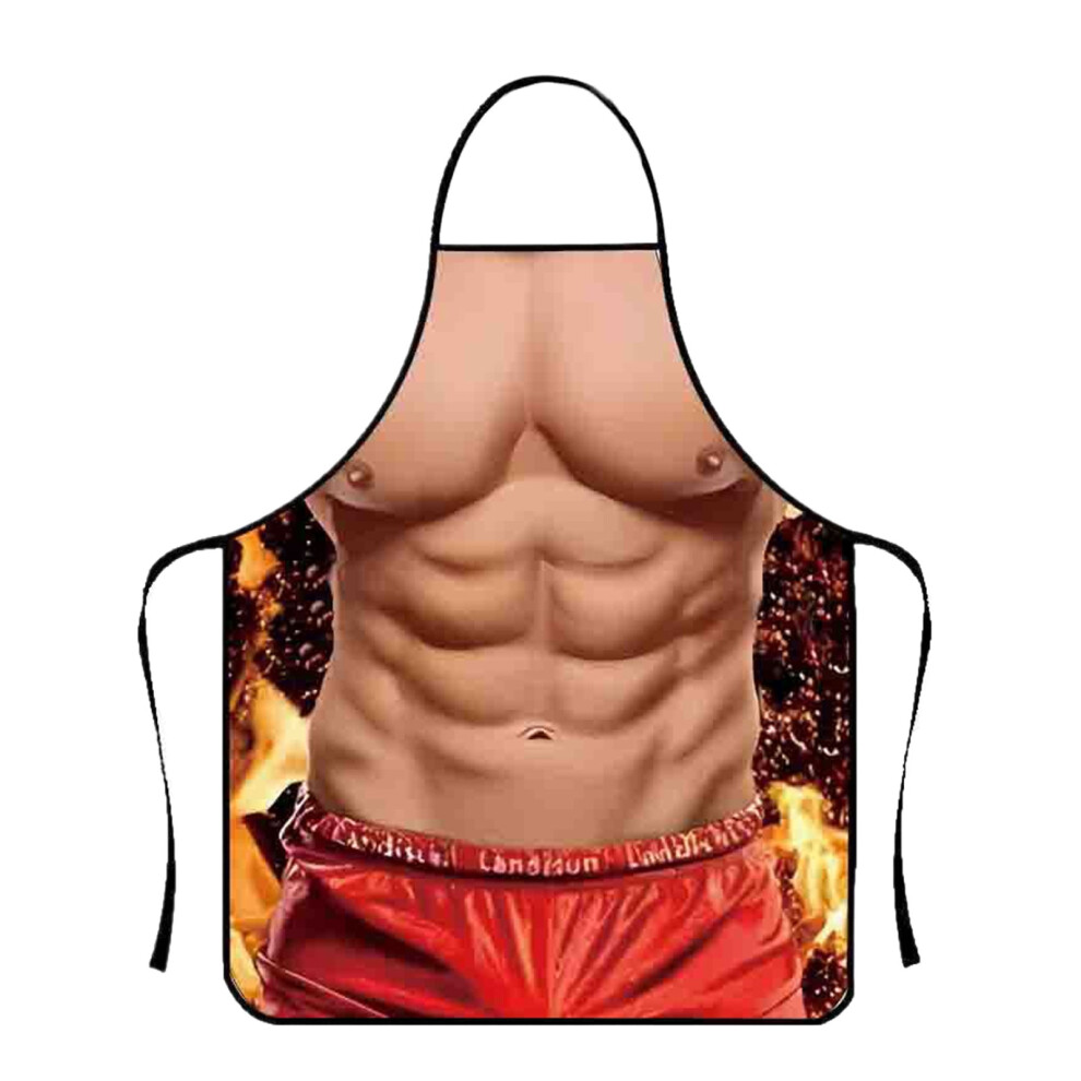 (YH10) Stylish Waterproof Barbecue Muscular Mens Apron Colorful And Not-image-OPC-PJVRWGT-NEW