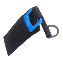 Diving Line Cutter Underwater Knife Double Blades Blue with Storage Bag for Snorkeling and Freediving Cutting Tool