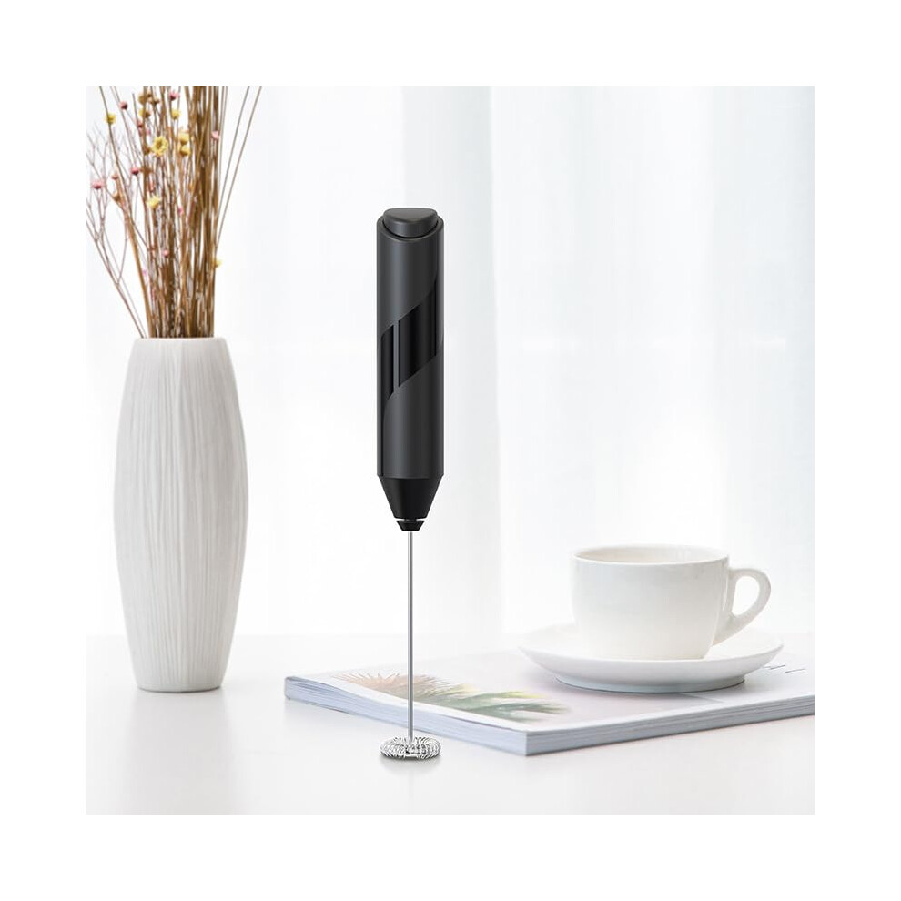 Practical Stainless Steel Battery Operated Whisk for Egg Beating and Coffee Frothing, Low Noise, Easy to Clean, 15-30 Seconds Foam-image-OPC-PJVRWSG-NEW