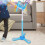 Children's Microphone with Stand - Interactive Karaoke Machine for Kids, Blue Learning Microphone for Standing Fun 2