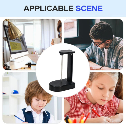 Receipt Holder with Pointer | Durable Notepad Stand for Office – Non-Slip Organizer for Restaurant, Kitchen, Hotel Use 2