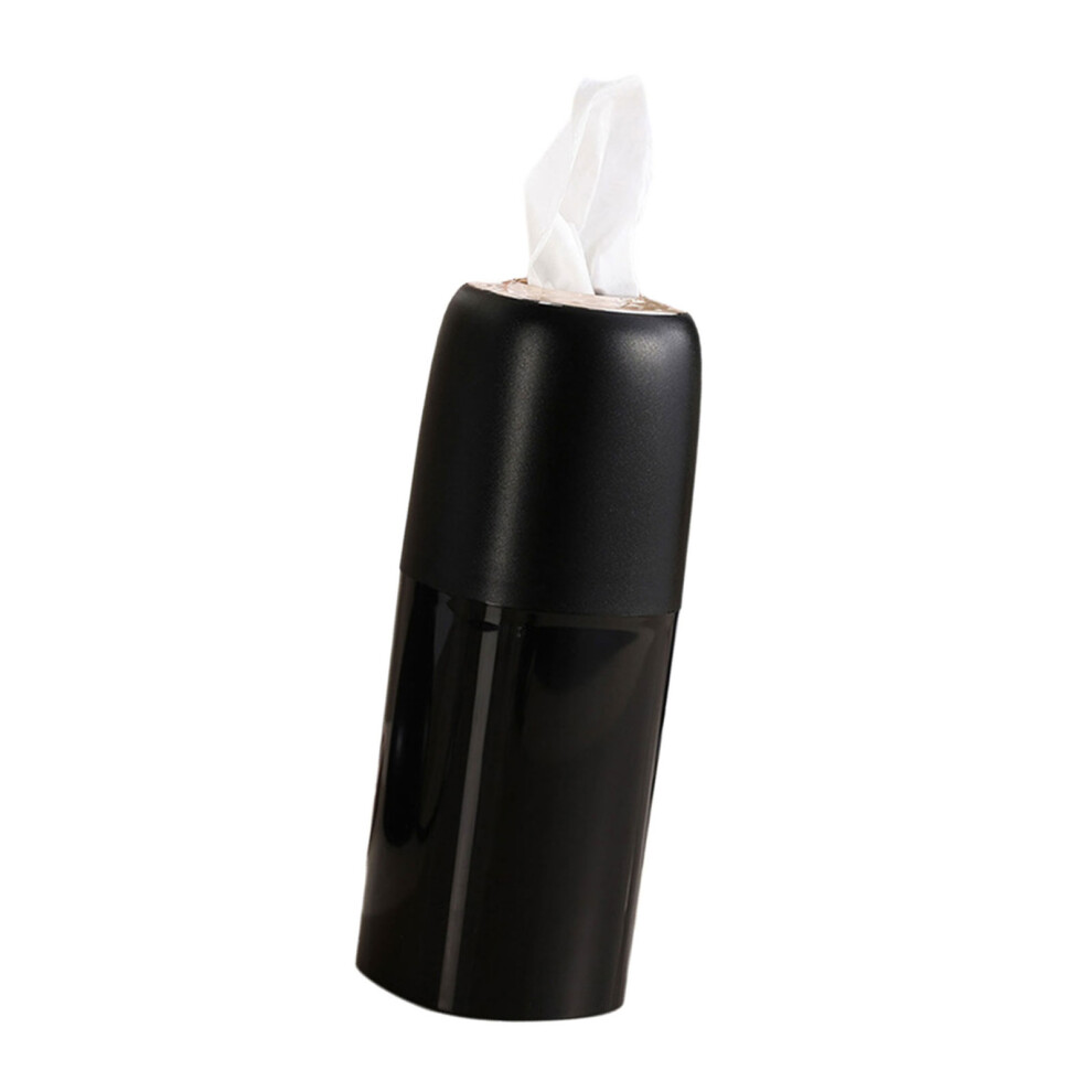 Stylish Tissue Holder Convenient Round Black 7755310058052