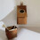 Khaki Freestanding Sturdy PVC Materials Holder 4