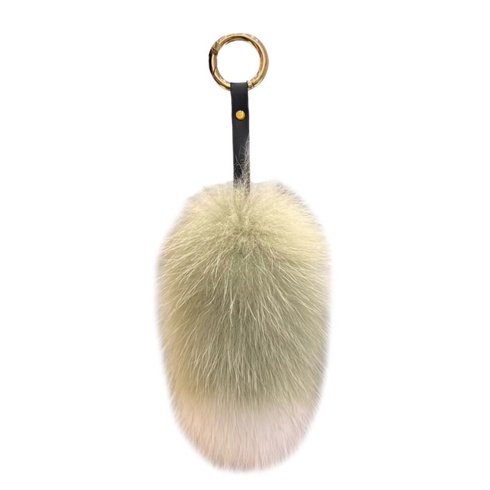 Matcha Brown Animal Tail Keychain Plush 7755300066418