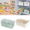 Green 4 Divider Refrigerator Storage Box 2